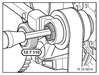 Alternator With Drive And Mounting